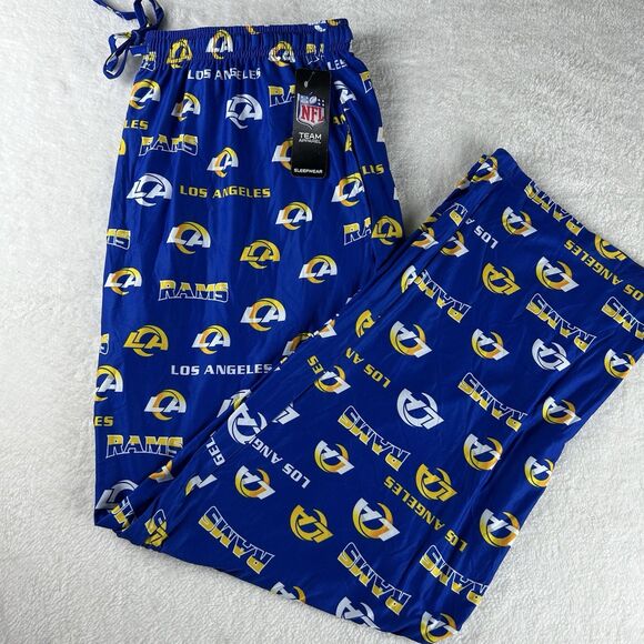 NFL Los Angles Rams LA Rams Fleeece  Lounge Pants Sz XL NWT - Picture 1 of 6